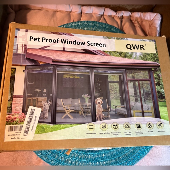 Other - QWR Pet Proof Window Screen replacement kit , cut to size . Tools included .